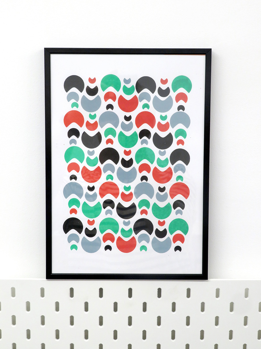 Final print, framed